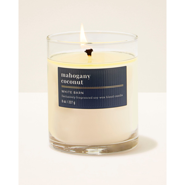 Mahogany Coconut Single Wick Candle