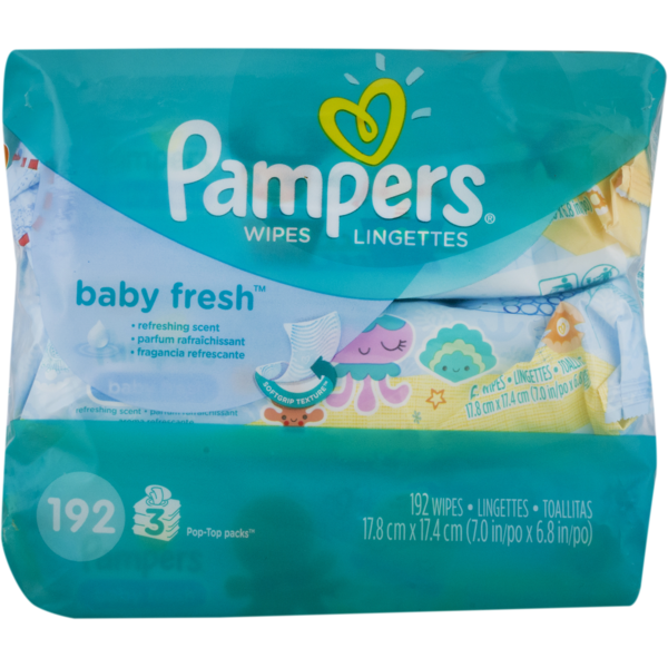 pampers baby fresh wipes