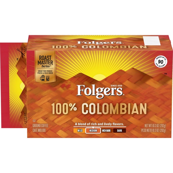 Folgers Colombian Coffee Nutrition Facts / Folgers 100 Colombian Medium