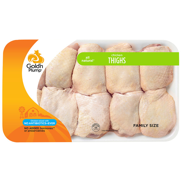 Gold'n Plump Chicken Thighs - Family Pack Same-Day Delivery