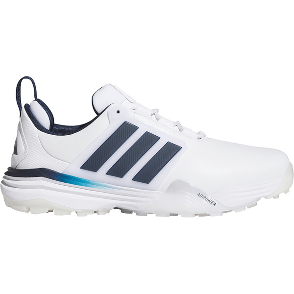 adidas Adipower Spikeless Golf Shoes, Size 9.5, Medium/D - White/Navy/Orange