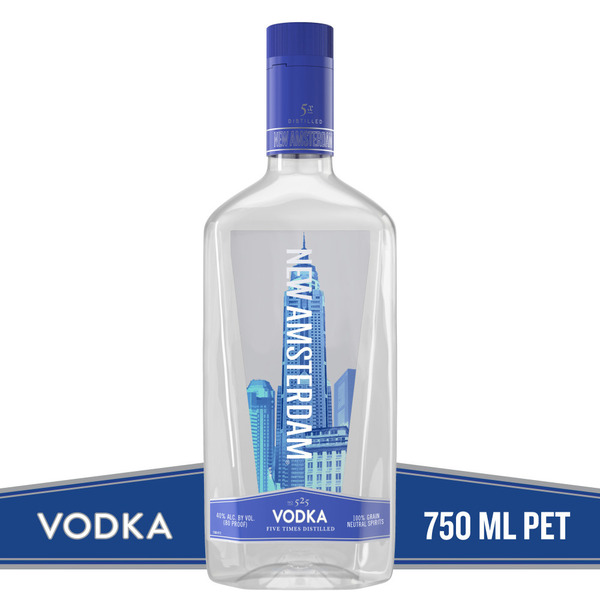 New Amsterdam Vodka Plastic Bottle Same-Day Delivery or Pickup