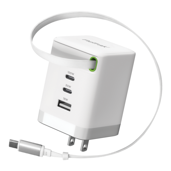 ReTrak 100W USB-C Wall Charger - Black