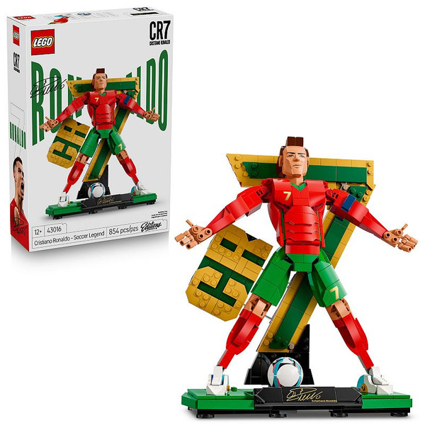 LEGO Editions Cristiano Ronaldo Soccer Legend Building Set 43016
