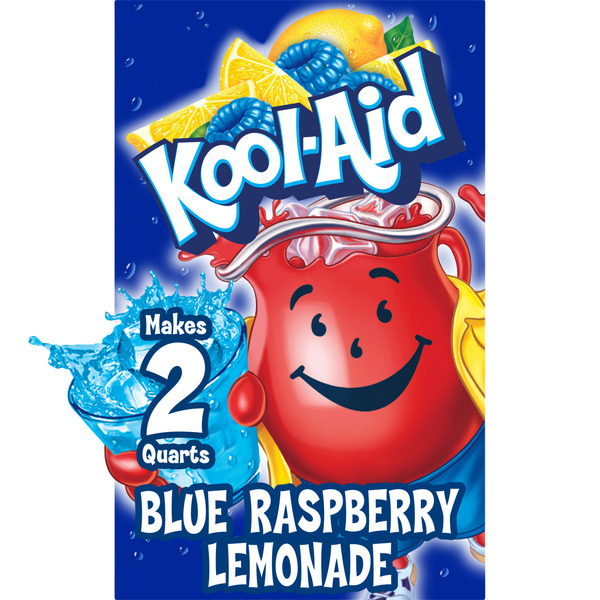 Kool-Aid Unsweetened Blue Raspberry Lemonade Powdered Soft Drink
