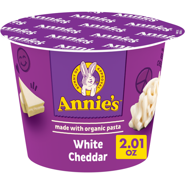 Annie's Organic White Cheddar Microwave Mac and Cheese Cup Same