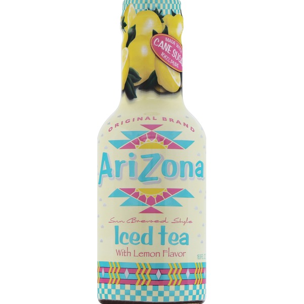 AriZona Iced Tea, Sun Brewed Style, with Lemon Flavor (16 oz) Instacart