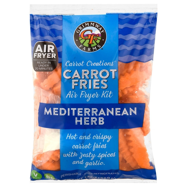 Grimmway Farms Carrot Fries Mediterranean Herb Air Fryer Kit Same