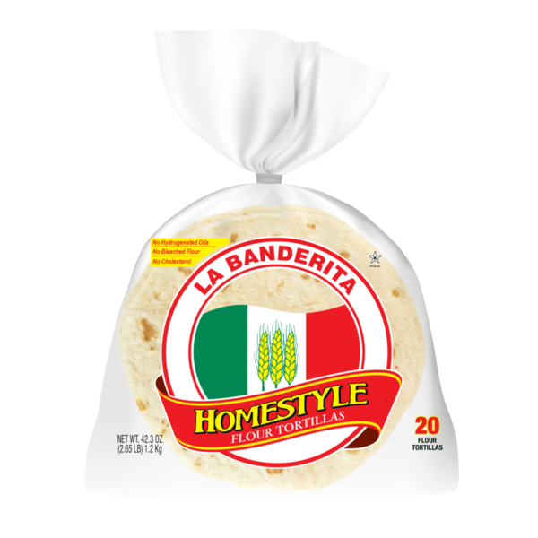 La Banderita Flour Tortillas, Homestyle
