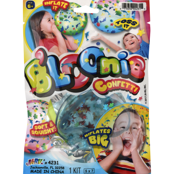 Bloonie Plastic Balloon, Confetti Same-Day Delivery | Dave's Mercado