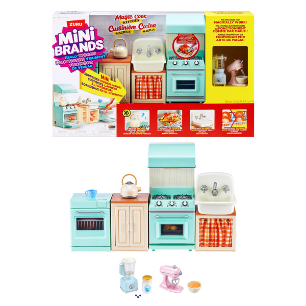 Mini Brands Kitchen Playset with Mixer and Blender