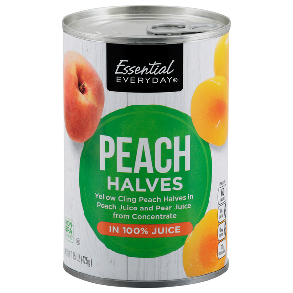 Essential Everyday Peach, Halves Same-Day Delivery or Pickup