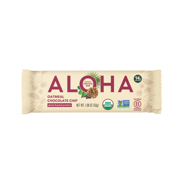 Aloha Organic Oatmeal Chocolate Chip Protein Bar Same-Day Delivery