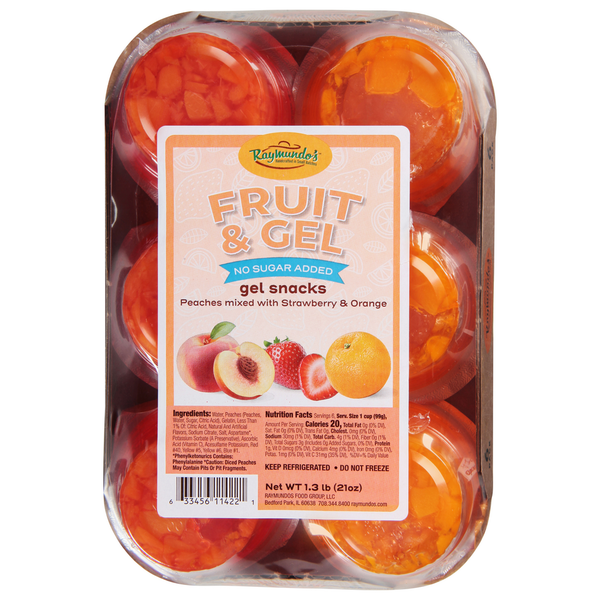 Raymundo's Gel Snacks, Fruit & Gel