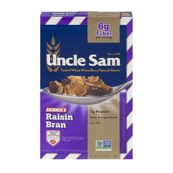 Uncle Sam Skinner's Raisin Bran Toasted Whole Wheat Berry Flakes & Raisins (13 oz) from Schnucks