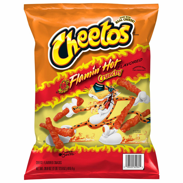 Cheetos Flamin' Hot Crunchy, 12.8 oz