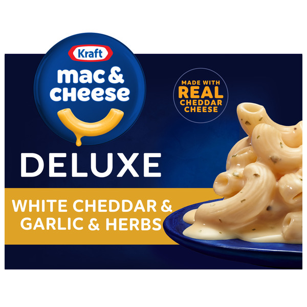 Kraft White Cheddar & Garlic & Herbs Mac & Cheese Macaroni and