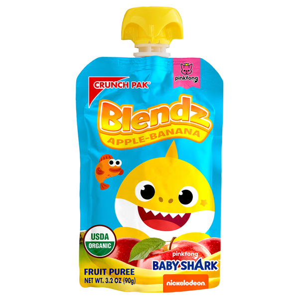 Crunch Pak Blendz Apple, Banana fruit Puree Same-Day Delivery or