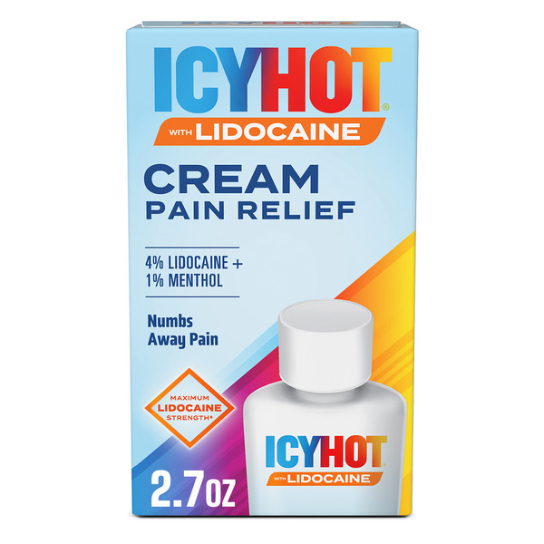 Icy Hot Lidocaine Max Strength Pain Relief Cream, 2.7 oz. Same-Day