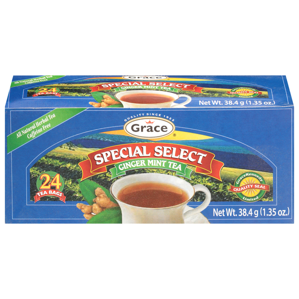 Grace Tea Bags Special Select Ginger Mint Tea Same-Day Delivery or