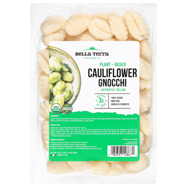 Racconto Bella Terra Cauliflower Gnocchi, Plant-Based