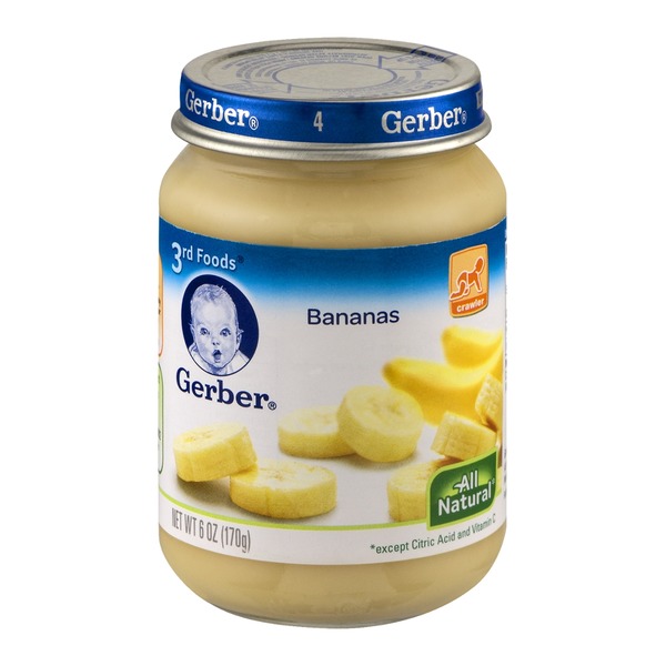 banana gerber baby food