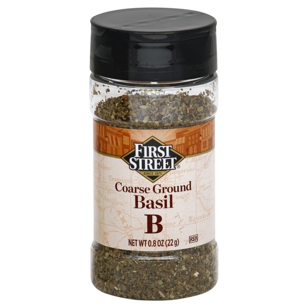First Street Basil, Ground, Coarse