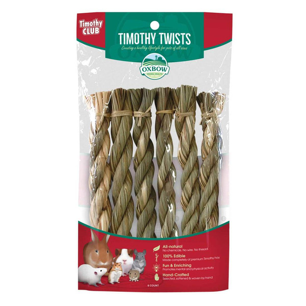Oxbow Timothy Twists For Pets Of All Sizes