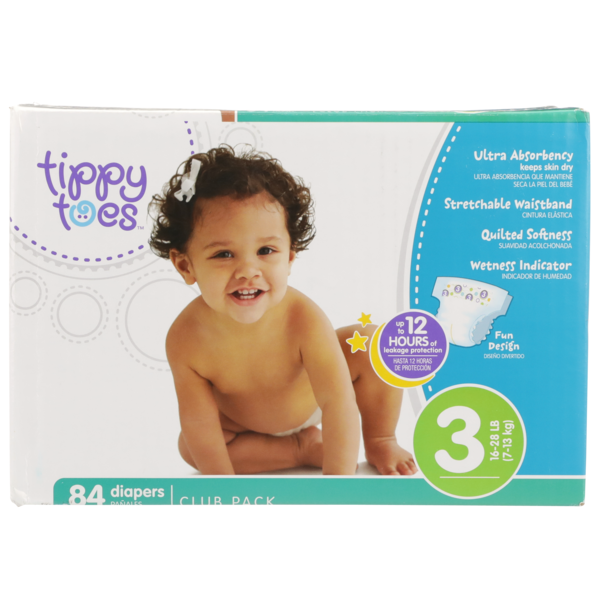 tippy toes diapers size 4