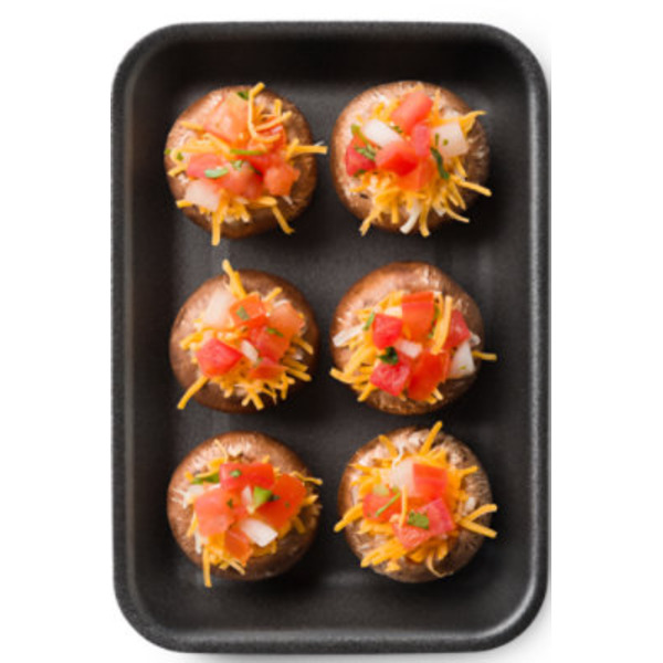 Mushrooms Pico De Gallo & Cheddar