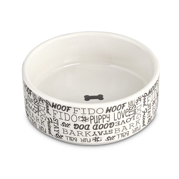 Harmony Ceramic Woof Dog Bowl (0.7 lb) Instacart