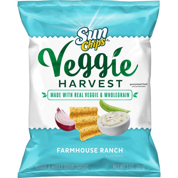 Sun Chips Veggie Harvest Farmhouse Ranch Multigrain Chips (3 oz
