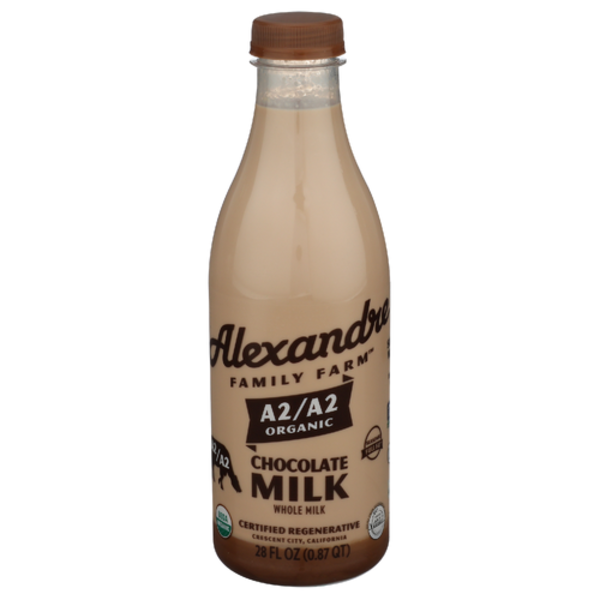Alexandre Family Farms Organic Chocolate A2/A2 4% Whole Milk Same