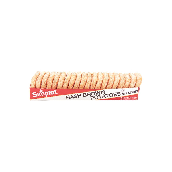 Simplot Hash Brown Packaging Simplot Foods Hash Brown Potato Patty Same-Day Delivery or Pickup ...