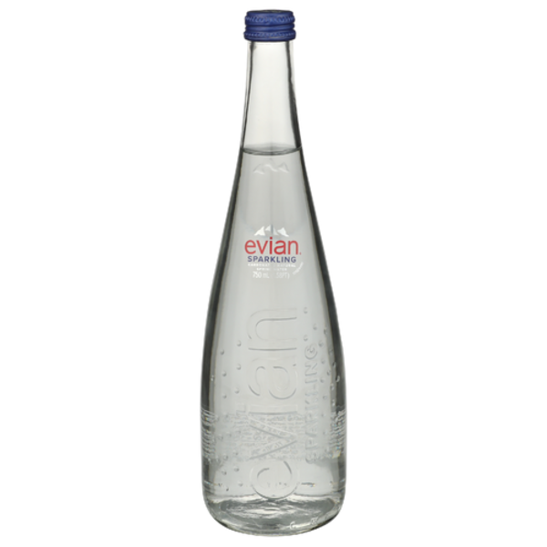 Evian Sparkling Carbonated Natural Spring Water