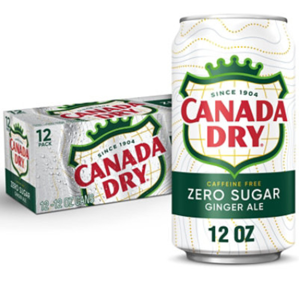 Canada Dry Zero Sugar Ginger Ale