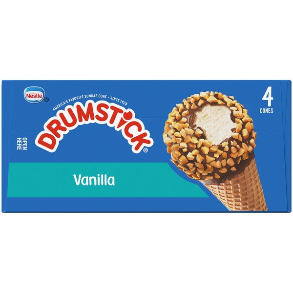 drumstick dairy dessert cones vanilla