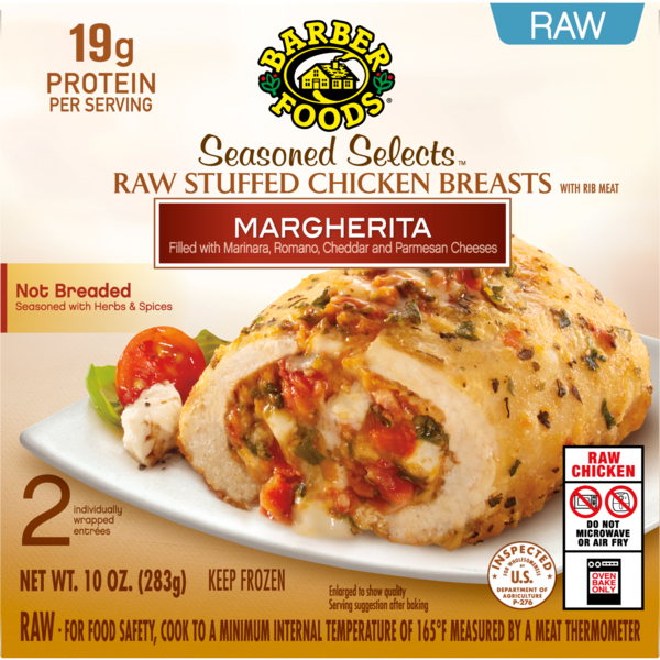 Barber Foods Seasoned Selects™ Stuffed Chicken Breasts Margherita