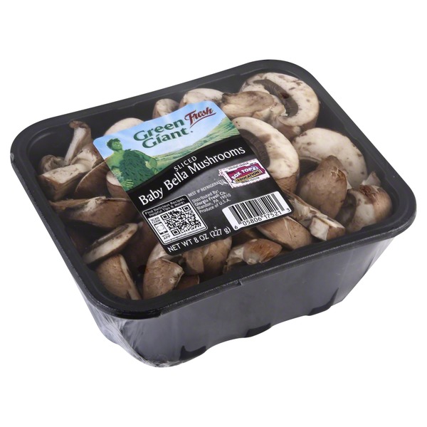 Green Giant Mushrooms, Baby Bella, Sliced (8 oz) Instacart