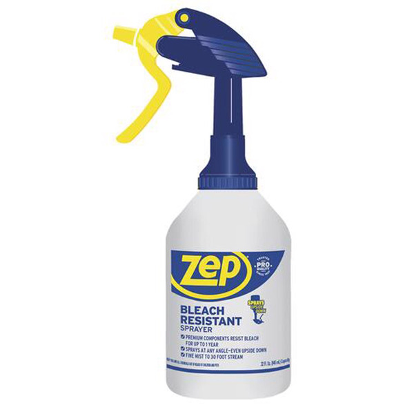 Zep 2.0 Bleach Resistant Sprayer - Clear - 32 Ounce