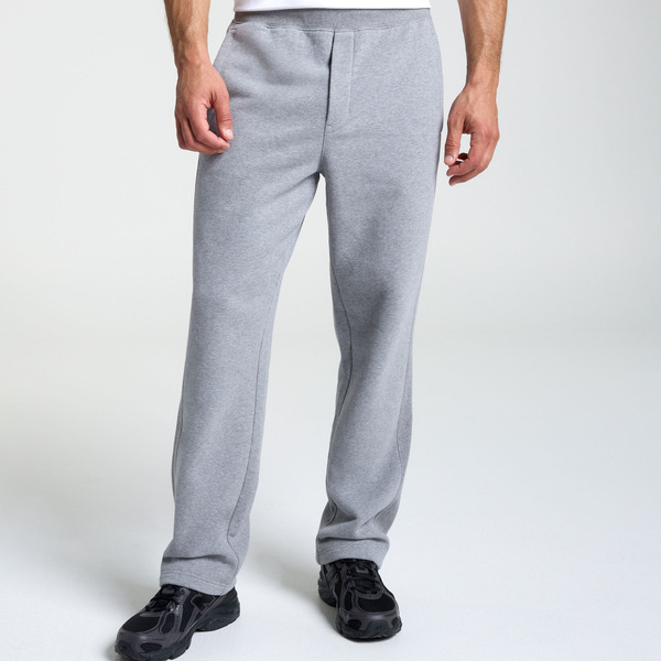 VRST Men's Washed Fleece Pant, L - Mid Grey Heather