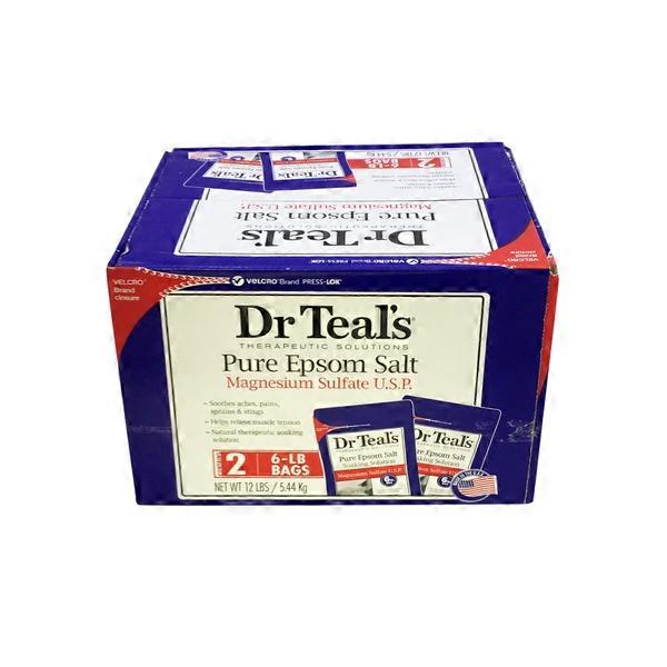 Dr Teal s Epsom Salt Magnesium Sulfate U S P 6 Lb From Costco 