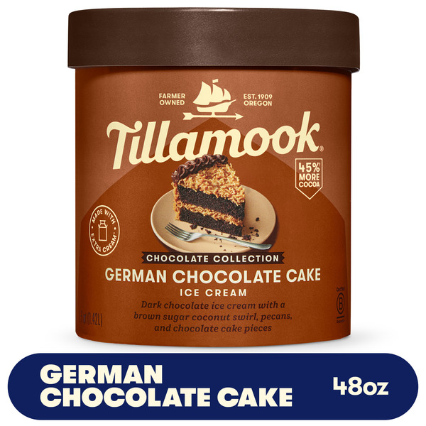 Tillamook Chocolate Collection German Chocolate Cake Ice Cream
