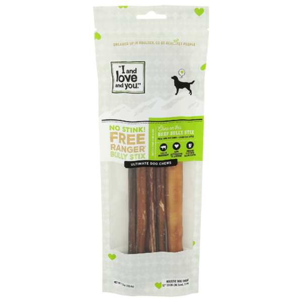 I And Love And You Free Ranger Bully Stix Dog Chews