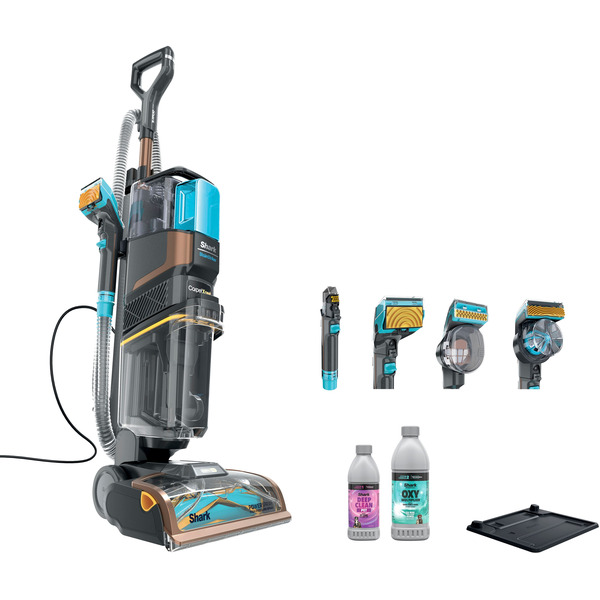 Shark CarpetXpert HairPro Pet With StainStriker, Corded Upright Deep Carpet, Rug & Upholstery Cleaner Pet Stain Remover - Gray