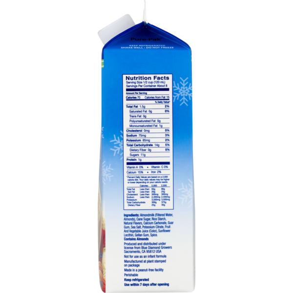 Almond Breeze Nog Nutrition Facts Besto Blog