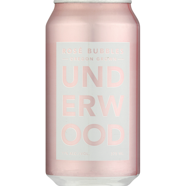 Underwood Carbonated Wine, Rose Bubbles (375 ml) Instacart