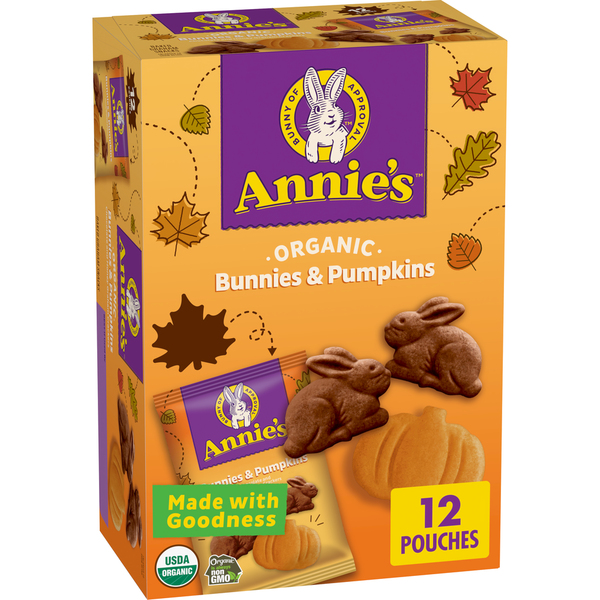 Annie's Organic Bunnies and Pumpkins Graham Cracker Snacks Same