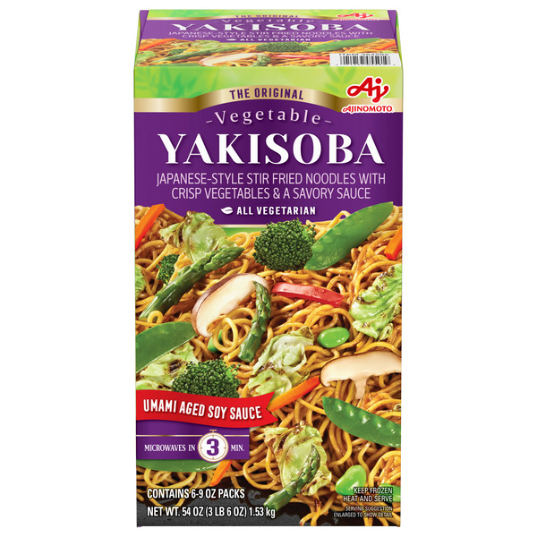 Ajinomoto Vegetable Yakisoba, Japanese-style Stir Fried Noodles