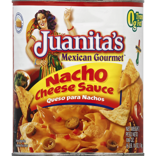 Juanita's Foods Cheese Sauce, Nacho, Medium (106 oz) from Walmart
